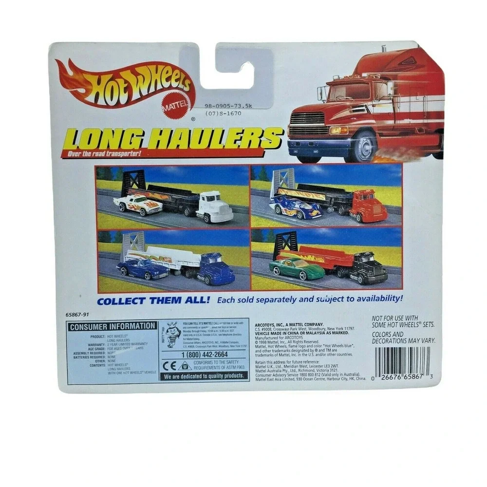 Hot Wheels Long Haulers Transporter 1957 57 Ford Thunderbird T-Bird Car Toy 1/64